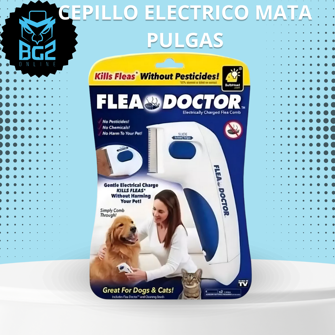 CEPILLO ELÉCTRICO MATA PULGAS